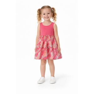 Dress The Children's Place Pink Floral Ribbed Tank SLEEVELESS Youth Kids Girls 5